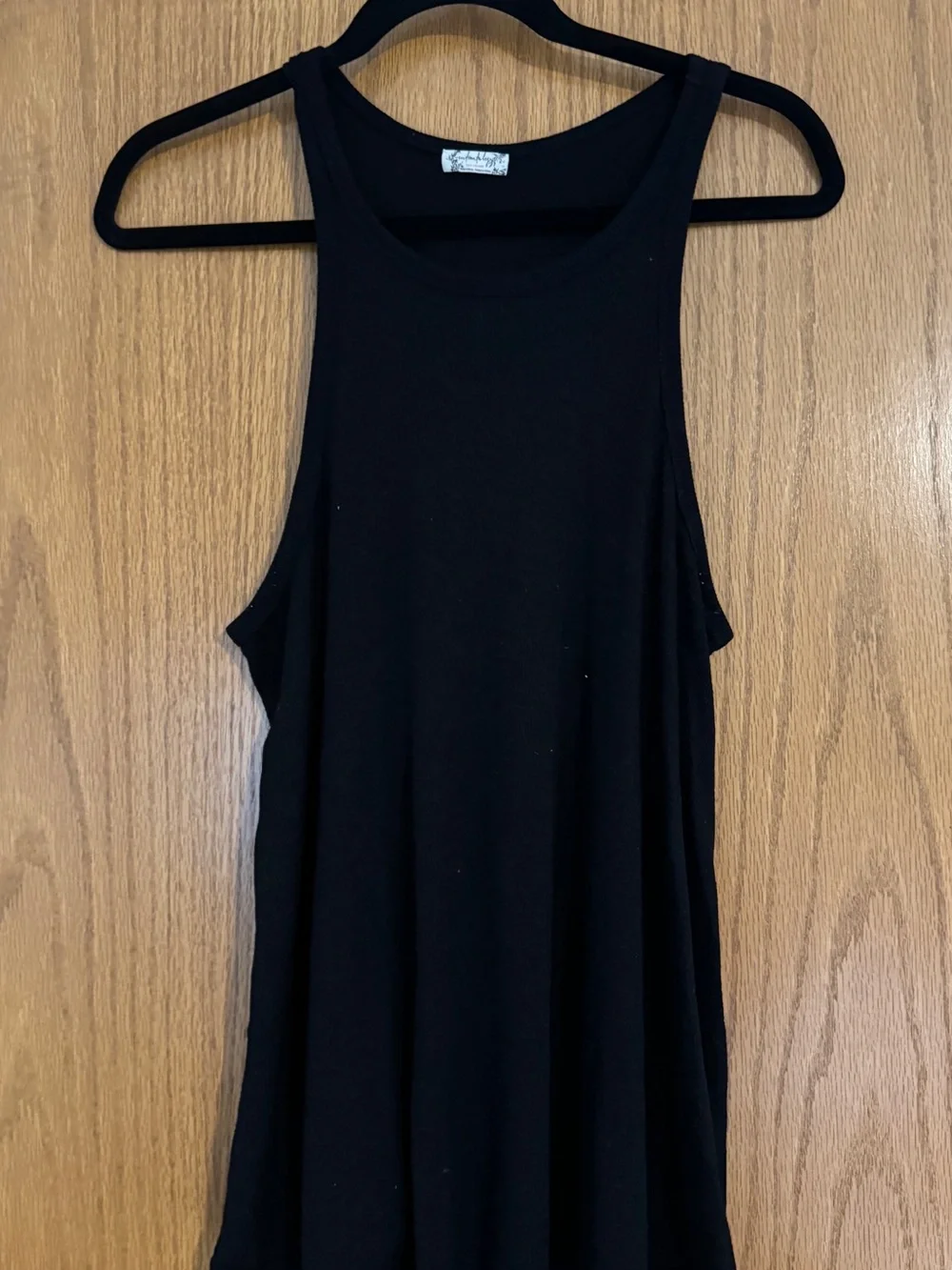 Free People Sleeveless Black Women's Tank Top